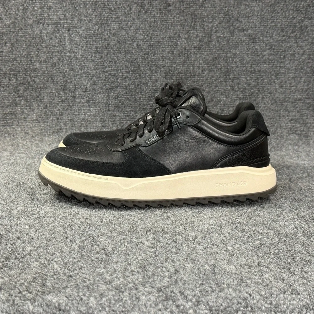 Cole Haan GrandPrø Crossover Waterproof Golf Shoe Mens 10 Black Leather Athletic
